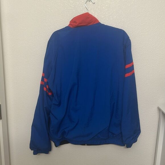 Perry Ellis Vibrant Blue and Red Windbreaker - Picture 6 of 7
